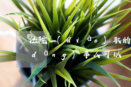 法院調(diào)取的證據(jù)當(dāng)事人可以復(fù)印嗎(人民法院調(diào)取證據(jù)需要出具哪些材料)