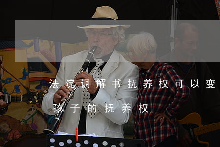 法院调解书抚养权可以变更吗(怎样起诉变更孩子的抚养权)
