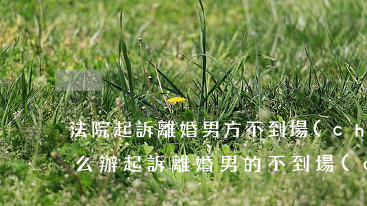 法院起訴離婚男方不到場(chǎng)怎么辦(起訴離婚男的不到場(chǎng)怎么辦)
