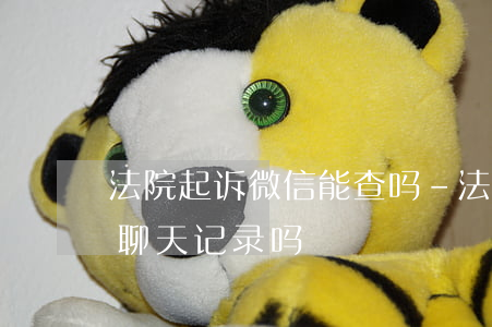 法院起诉微信能查吗-法院起诉可以查微信聊天记录吗