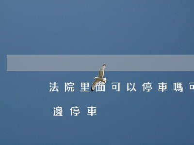 法院里面可以停車嗎(可不可以在停車位的旁邊停車)