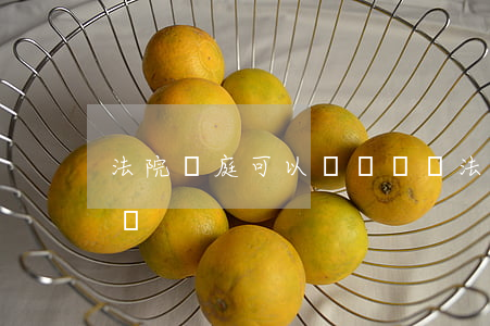 法院開庭可以帶嬰兒嗎(法院開庭可以帶嬰兒嗎)
