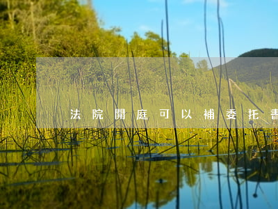 法院開庭可以補委托書嗎