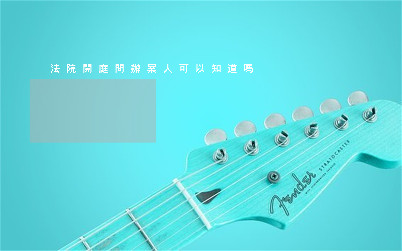 法院開庭問辦案人可以知道嗎