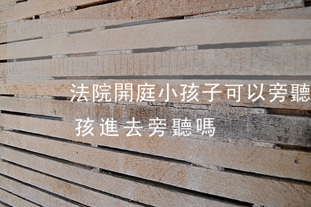法院開庭小孩子可以旁聽嗎(去法庭可以帶小孩進去旁聽嗎)