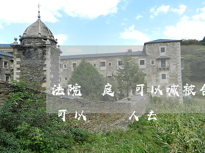 法院開庭時可以喊被告人嗎(開庭的時候被告可以讓別人去嗎)