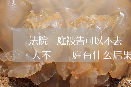 法院開庭被告可以不去嗎(到法院起訴后被告人不來開庭有什么后果)