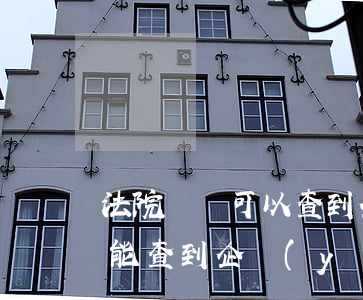 法院電腦可以查到企業(yè)賬戶嗎(稅局能查到企業(yè)銀行賬戶嗎)