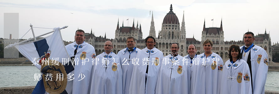 泰州缓刑辩护律师怎么收费(刑事案件辩护律师费用多少)
