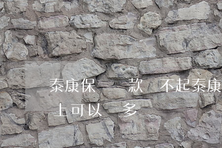泰康保單貸款還不起(泰康保單貸款到期還不上可以緩多長時間)