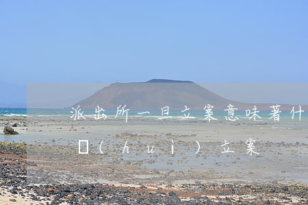 派出所一旦立案意味著什么(什么情況公安才會(huì)立案)