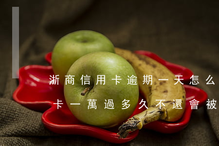 浙商信用卡逾期一天怎么辦(欠浙商銀行信用卡一萬過多久不還會被起訴)