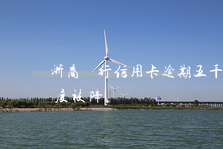 浙商銀行信用卡逾期五千(浙商銀行信用卡額度被降)