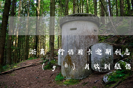 浙商銀行信用卡逾期利息-浙商銀行逾期三個(gè)月收到短信叫一次性還清