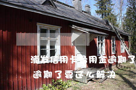 浦发信用卡备用金逾期了(浦发信用卡备用金逾期了要这么解决)