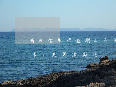 浦发信用卡逾期2个月了还能用吗(浦发信用卡3天算逾期吗)