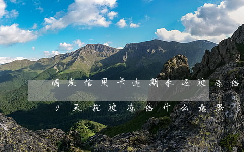 浦发信用卡逾期未还被冻结(浦发银行逾期10天就被冻结什么意思?)