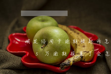 浦发信用卡逾期被起诉怎么办-浦发信用卡15万逾期报案了会怎样处罚