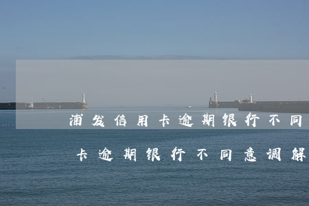 浦发信用卡逾期银行不同意调解-浦发信用卡逾期银行不同意调解怎么办