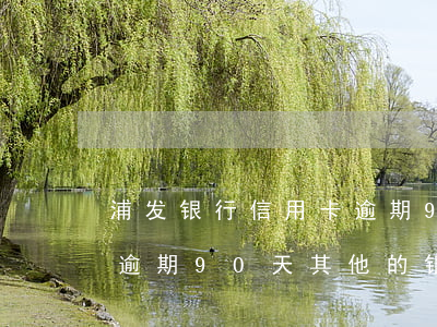 浦发银行信用卡逾期90天(浦发银行信用卡逾期90天,其他的银行会有影响吗)