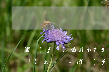浦發(fā)信用卡7500逾期會(huì)上門嗎-浦發(fā)信用卡7500逾期會(huì)上門嗎知乎