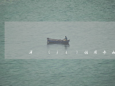 浦發(fā)信用卡如何空卡透支