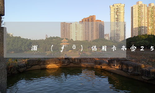 浦發(fā)信用卡本金25萬逾期六個月