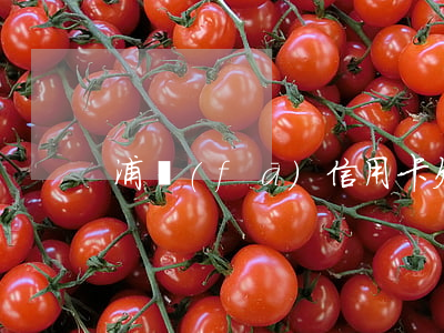 浦發(fā)信用卡欠了6萬逾期