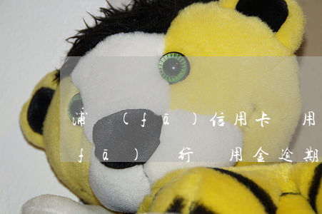 浦發(fā)信用卡萬用金逾期還款(浦發(fā)銀行萬用金逾期多久會被銀行起訴)