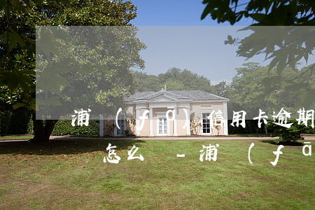 浦發(fā)信用卡逾期3個(gè)月沒還怎么辦-浦發(fā)信用卡3萬(wàn)逾期4個(gè)月
