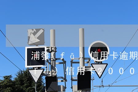 浦發(fā)信用卡逾期3期怎么辦(浦發(fā)信用卡2000逾期三個月會怎么樣)