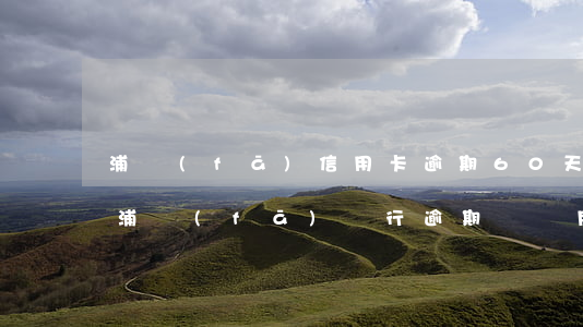 浦發(fā)信用卡逾期60天要上門核查(浦發(fā)銀行逾期兩個月說要上門真的假的?)