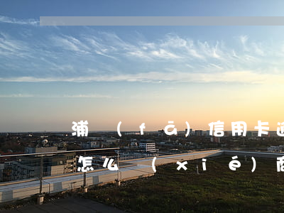 浦發(fā)信用卡逾期6萬(wàn)多,怎么協(xié)商分期-浦發(fā)信用卡逾期6萬(wàn)多,怎么協(xié)商分期還款
