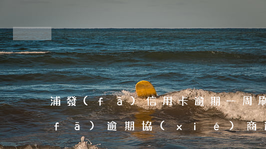 浦發(fā)信用卡逾期一周刷不出(浦發(fā)逾期協(xié)商還款只給一年時間卡還不能用)