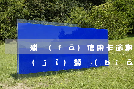 浦發(fā)信用卡逾期利息和違約金的計(jì)算標(biāo)準(zhǔn)-浦發(fā)信用卡逾期利息和違約金的計(jì)算標(biāo)準(zhǔn)是多少