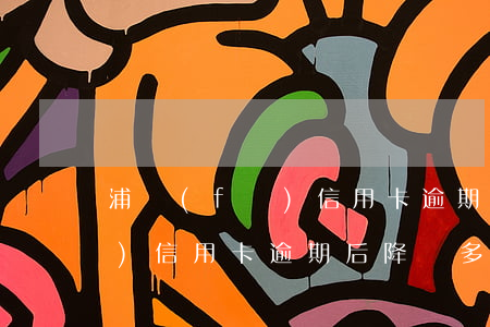 浦發(fā)信用卡逾期后降額(浦發(fā)信用卡逾期后降額多少)