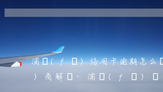 浦發(fā)信用卡逾期怎么樣協(xié)商解決-浦發(fā)銀行協(xié)商分期后再次逾期怎么辦