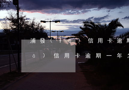 浦發(fā)信用卡逾期近日安排(浦發(fā)信用卡逾期一年怎么協(xié)商)