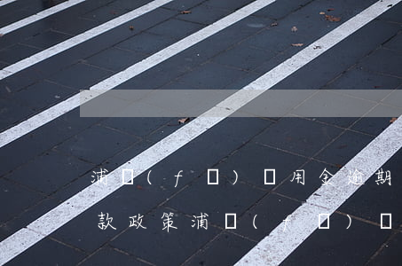 浦發(fā)萬用金逾期協(xié)商還款政策(浦發(fā)萬用金逾期多久銀行會(huì)讓一次性結(jié)清)