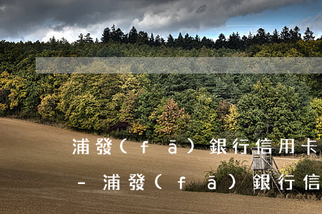 浦發(fā)銀行信用卡最多可以逾期幾天-浦發(fā)銀行信用卡最多可以逾期幾天還款