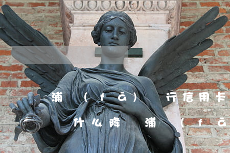 浦發(fā)銀行信用卡沒(méi)逾期為什么降額 浦發(fā)銀行信用卡沒(méi)逾期為什么降額