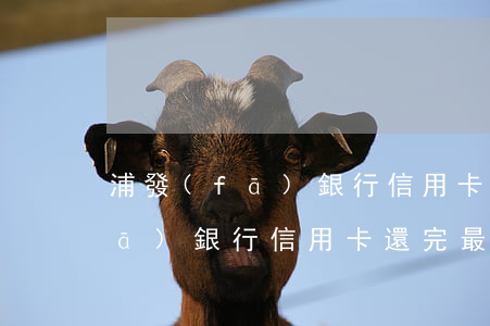 浦發(fā)銀行信用卡沒還逾期(浦發(fā)銀行信用卡還完最低之后顯示逾期)