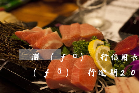 浦發(fā)銀行信用卡逾期2天還款(浦發(fā)銀行逾期20天還款以后還能開(kāi)卡嗎)