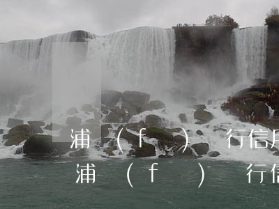 浦發(fā)銀行信用卡重新申請還不上-浦發(fā)銀行信用卡重新申請還不上怎么辦