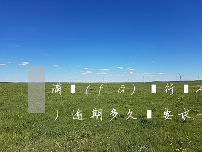 浦發(fā)銀行個人貸款逾期(浦發(fā)逾期多久會要求一次性還全部欠款)