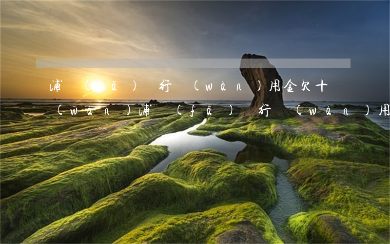 浦發(fā)銀行萬(wàn)用金欠十萬(wàn)(浦發(fā)銀行萬(wàn)用金欠十萬(wàn))