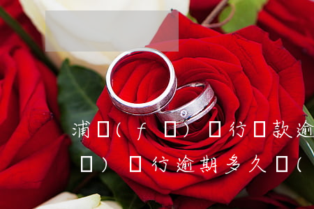 浦發(fā)銀行貸款逾期一天6(浦發(fā)銀行逾期多久報(bào)人民銀行金融信用信息)
