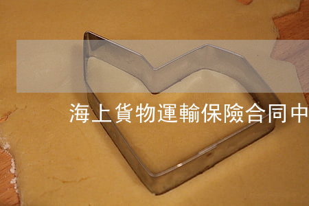 海上貨物運輸保險合同中的保險利益