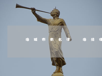 海城市有名律師(海法律師事務所)