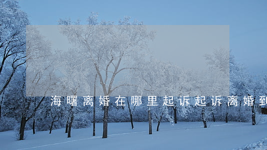 海曙离婚在哪里起诉(起诉离婚到哪里起诉)